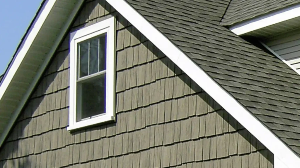 New cedar shake siding installed by Cobblestone Construction in the Mohawk Valley