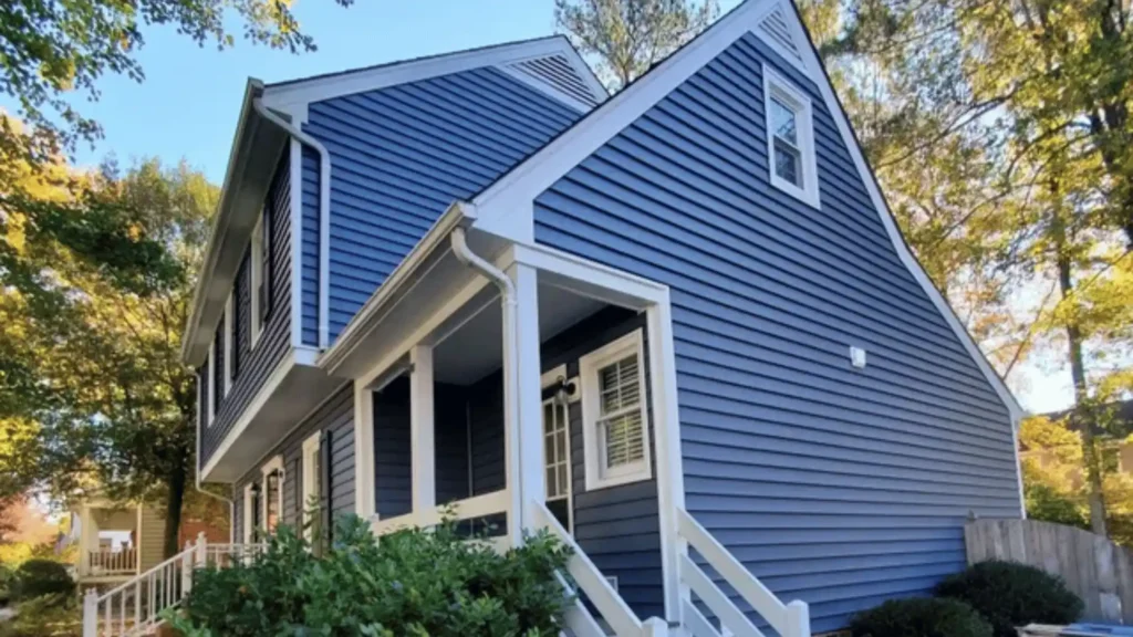 New vinyl siding installed on a home by Cobblestone Construction in Utica NY